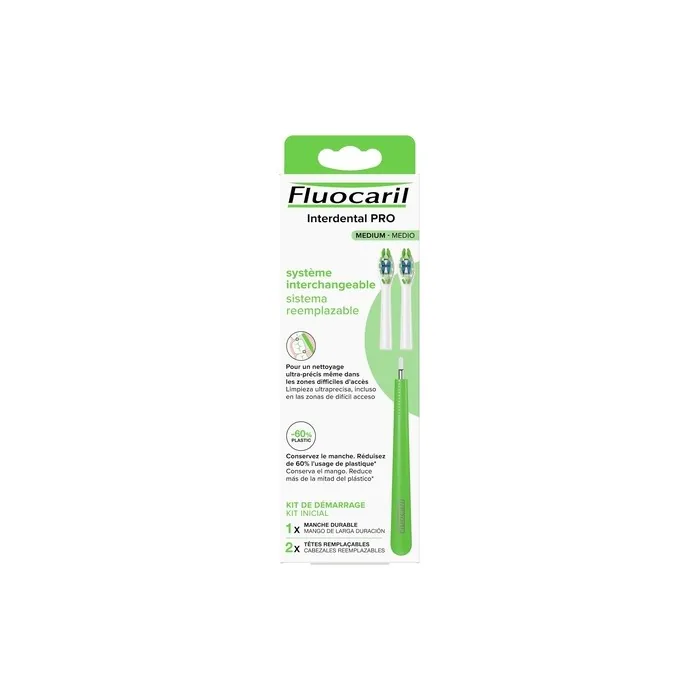 Fluocaril Interdental Pro Interchangeable System Medium Starter Kit