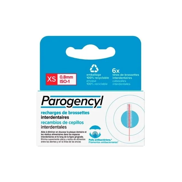 PAROGENCYL Interdental Brushes XS 0.8mm ISO-1