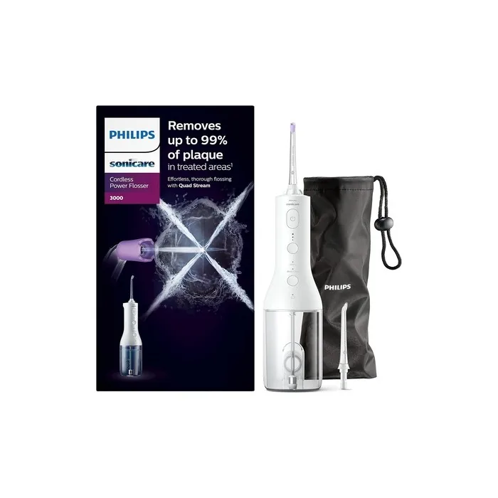 Philips Power Flosser 3000 Cordless Dental Jet - White