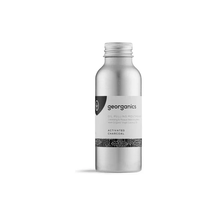 Georganics Activated Charcoal Oil Pulling Mouthwash 100ml