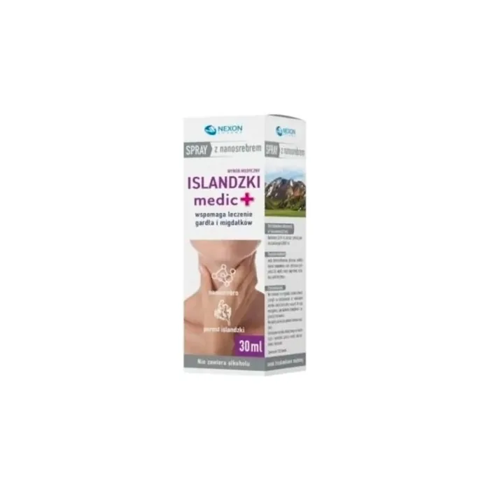 Icelandic Medic Throat Spray With Nanosilver 30 Ml