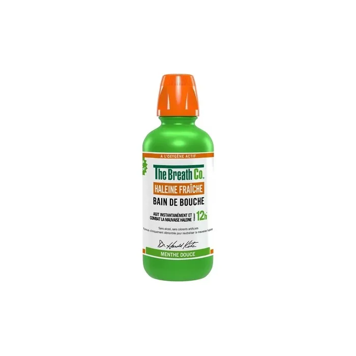 The Breath Co Fresh Breath Mouthwash Mild Mint Flavor Alcohol-Free