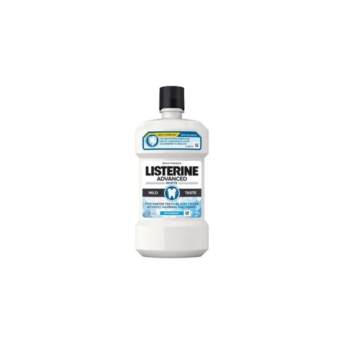 Listerine Mouthwash Advanced White Mild 500ml