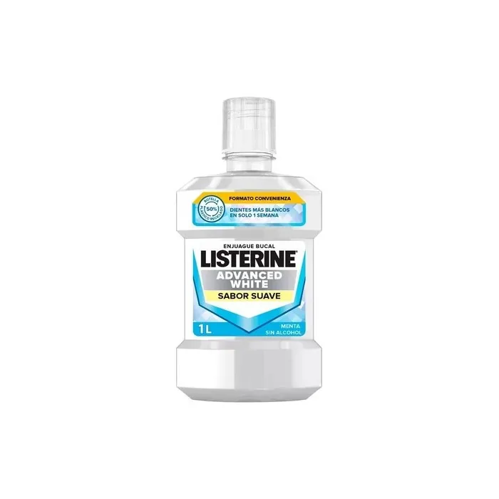 Listerine Advanced Whitening Mouthwash Mild Flavor 1 Liter