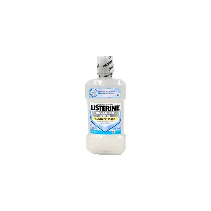 Johnson & Johnson Listerine Advanced White Mouthwash Gentle Flavor 500 Ml