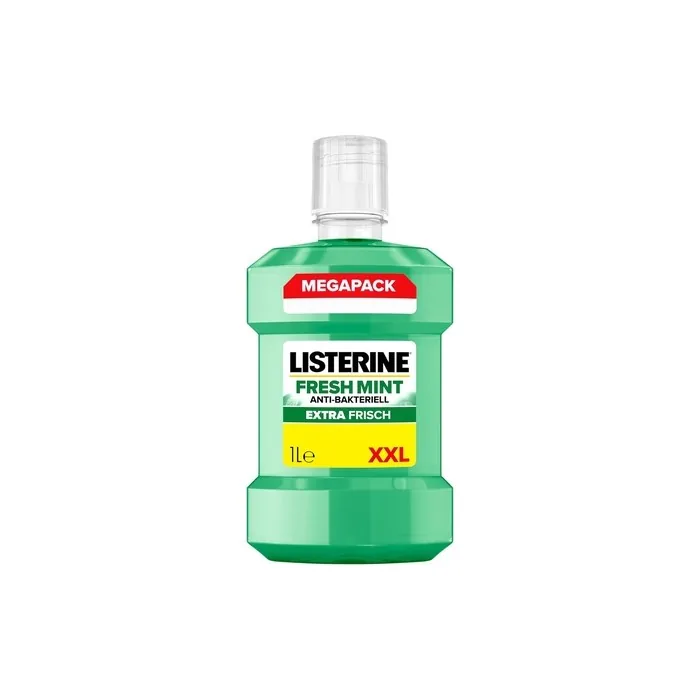Listerine Fresh Mint Antibacterial Mouthwash with Essential Oils 1000ml