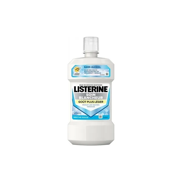 Listerine Mouthwash Care White Light Flavor 500ml