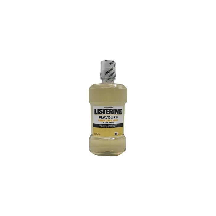 Listerine Mouthwash Fresh Lime & Mint 500 Ml