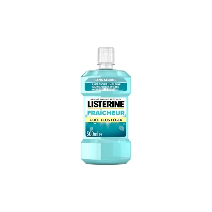 Listerine Fresh Alcohol-Free Mouthwash 500ml