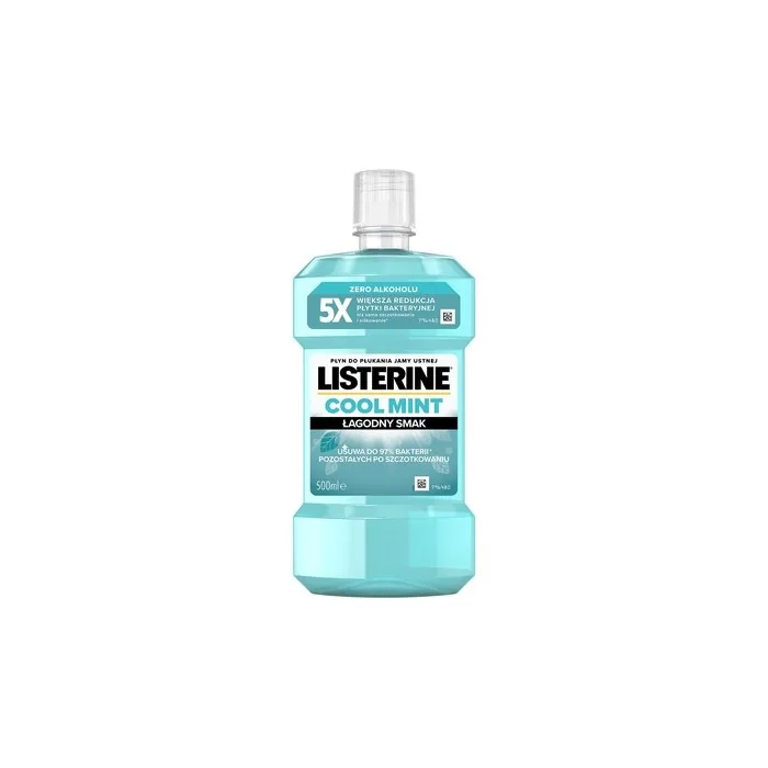 Listerine Cool Mint Mouthwash 500ml - Mild Flavor
