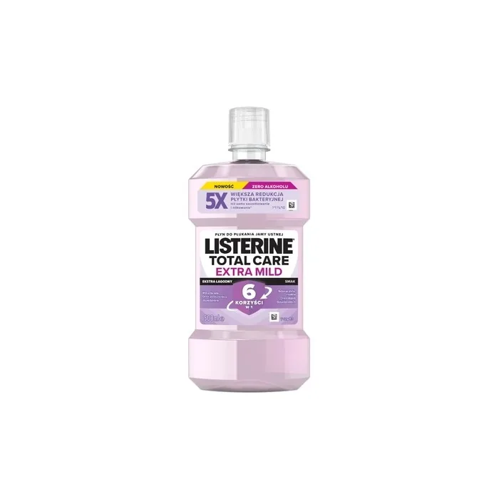 Listerine Mouthwash Total Care Extra Mild 500ml