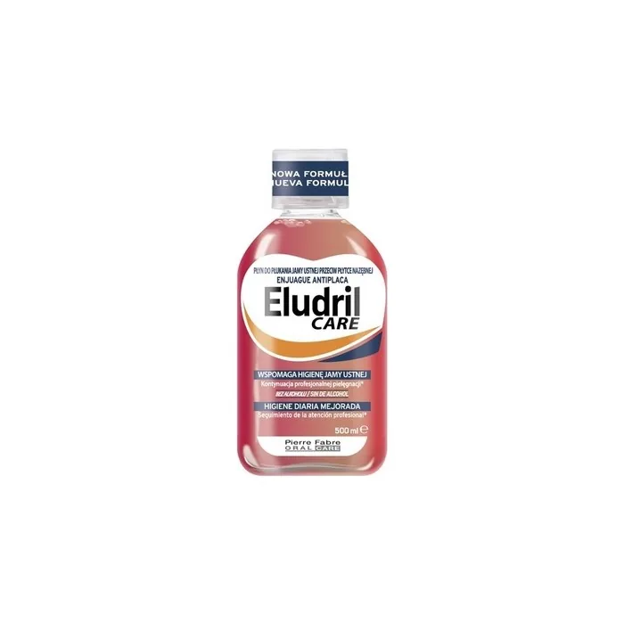 Eludril Care Oral Rinse Antiplaque Mouthwash 500 Ml