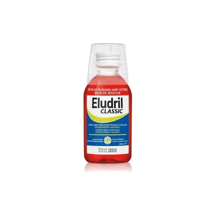 Eludril Classic Antiseptic Mouthwash 200ml For Enhanced Oral Care And Healthy Gums