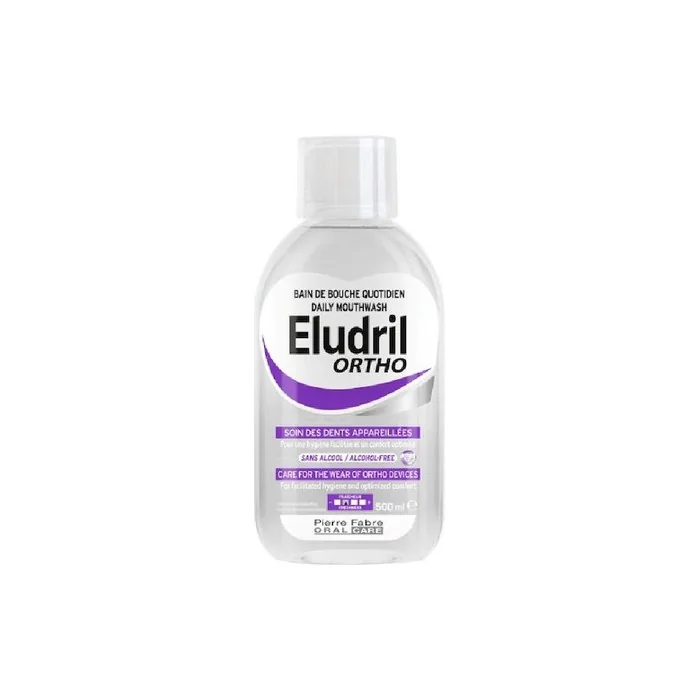 Eludril Elgydium Oral Rinse For Individuals With Orthodontic Appliances 500ml