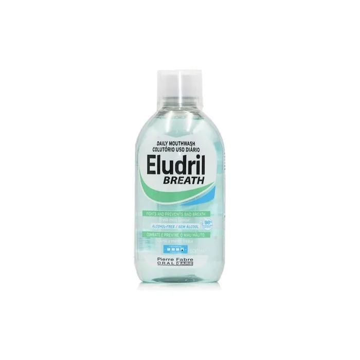 Eludril Breath Daily Mouthwash For Bad Breath 500ml By Eludril