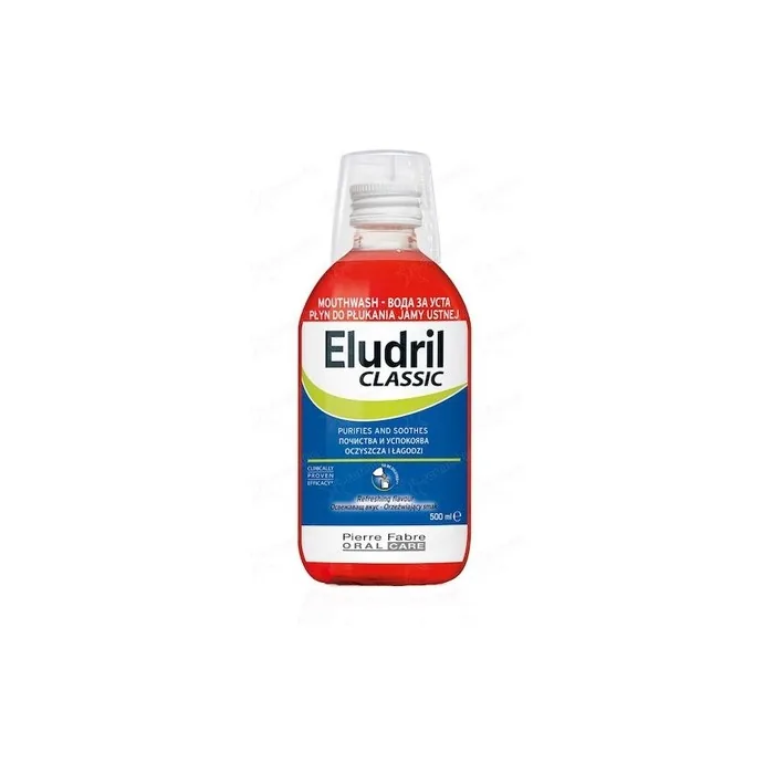 Elgydium Eludril Classic Mouthwash For The Protection Of Gum Health 500ml