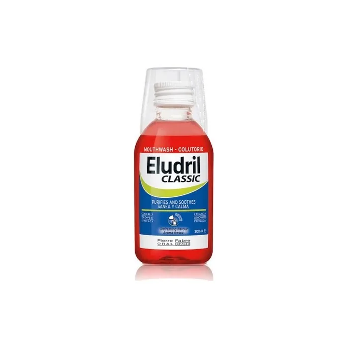 Eludril Elgydium Classic Mouthwash 200ml For Gum Health Protection