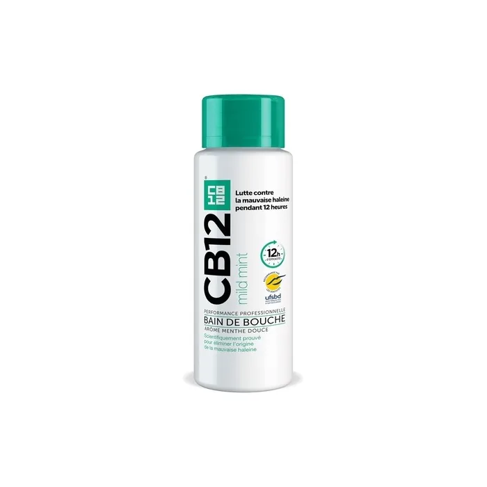 Cb12 Mouthwash Clear Mild Mint Menthol 250ml
