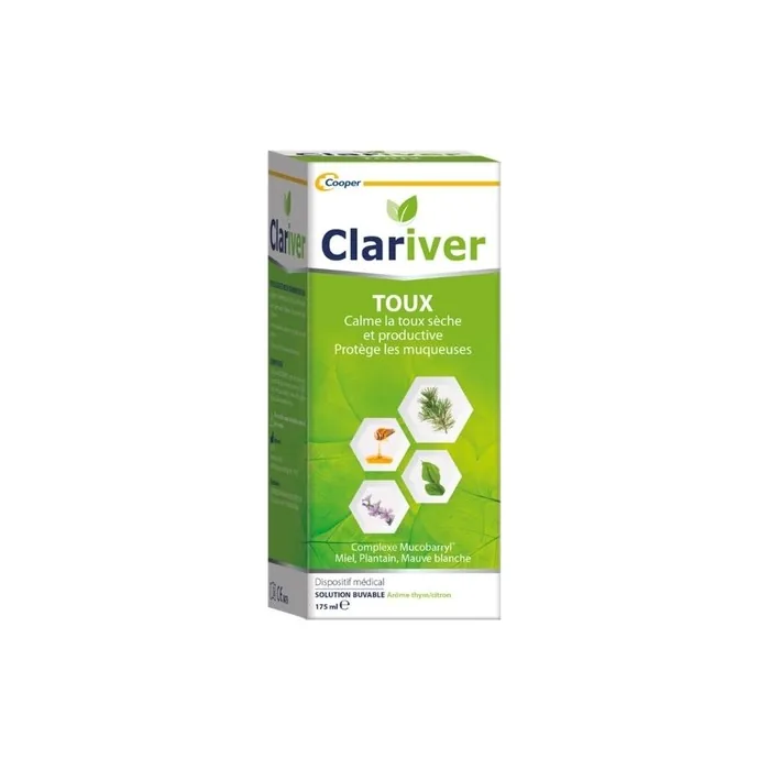 Cooper Clariver Cough Oral Solution for Ages 12 and Up 175ml