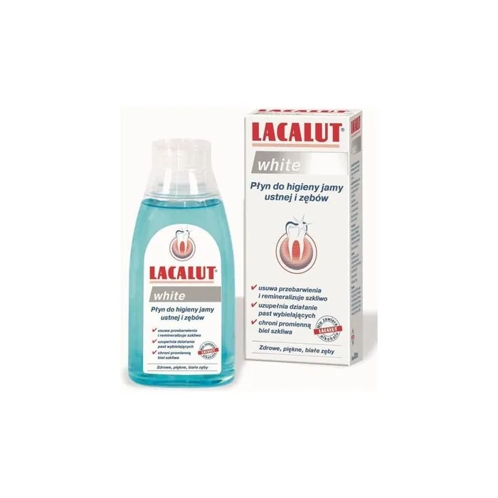 Lacalut Mouthwash White Liquid for Oral Hygiene 300ml