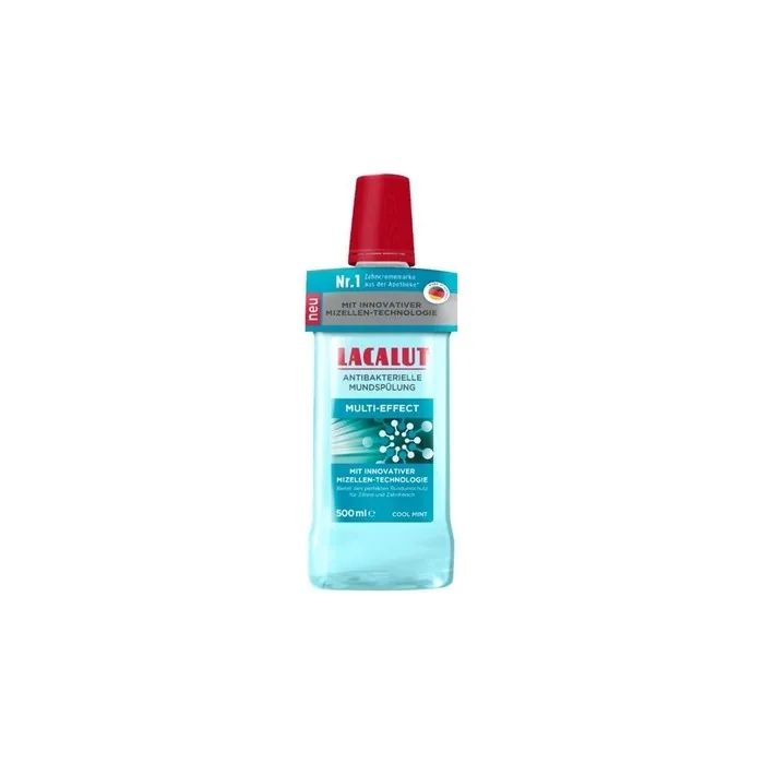 Zdrovit Lacalut Multieffect Antibacterial Mouthwash With Micellar Technology 500 Ml