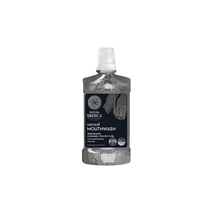 Natura Siberica Natural Mouthwash With Bamboo Charcoal 520ml