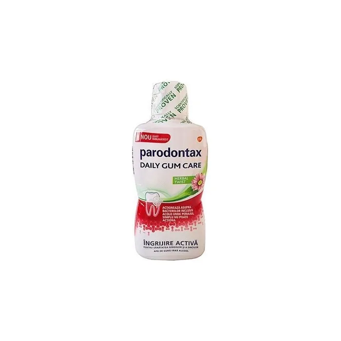 Parodontax Herbal Twist Mouthwash Fresh Taste Daily Gum Care 500ml