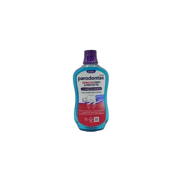 Parodontax Mouthwash For Strong Protected Gums With Hyaluronic Acid And Peppermint 500 Ml