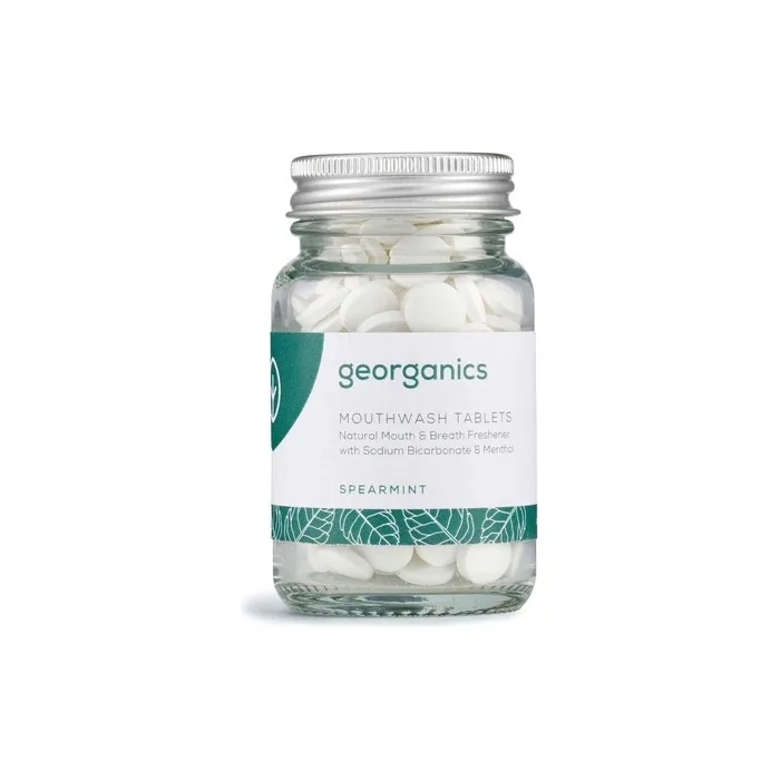Georganics Organic Mouthwash Tablets Spearmint 180 Tablets