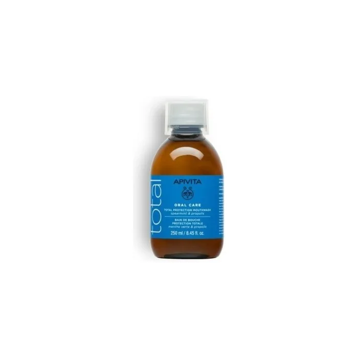 Apivita Total Protection Mouthwash with Spearmint and Propolis 250ml