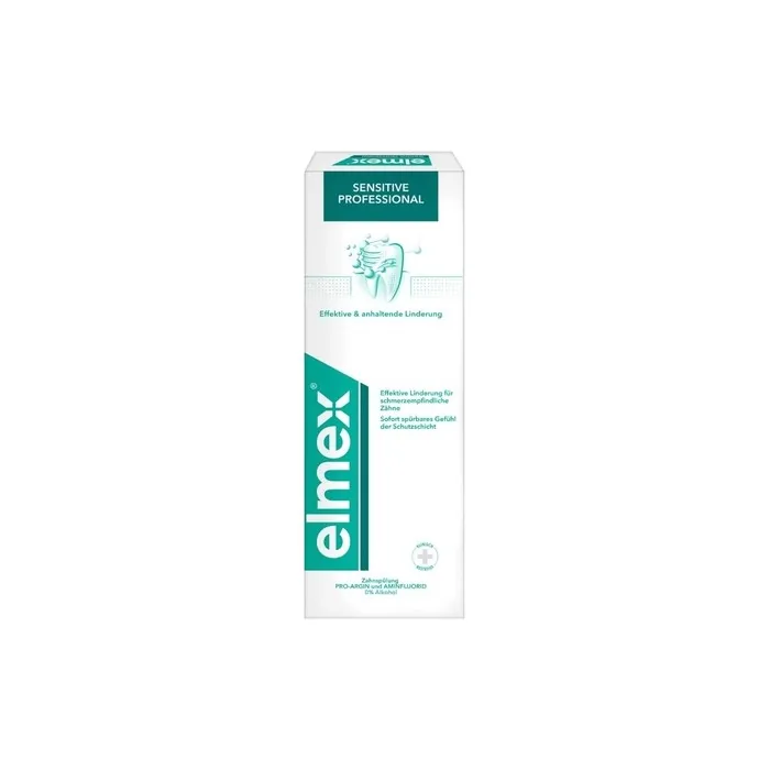 Elmex Sensitive Professional Mouthwash 400ml - Effective Relief for Sensitive Teeth with Pleasant Taste Alcohol-Free