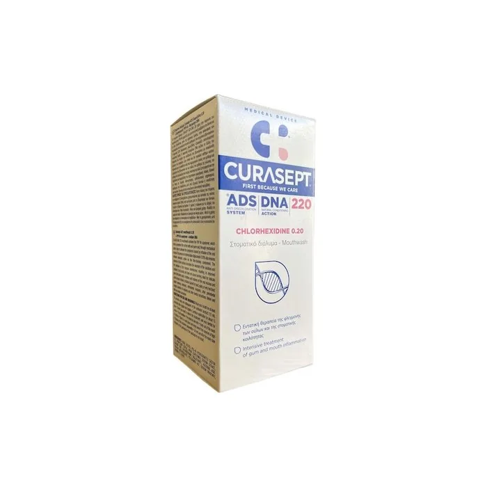 Curasept Ads Dna 220 Mouthwash Chlorhexidine 020 200ml