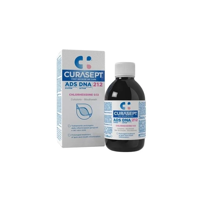Curasept Curasept Ads 212 Oral Rinse For Relief From Irritations 0.12% Chlorhexidine 200ml