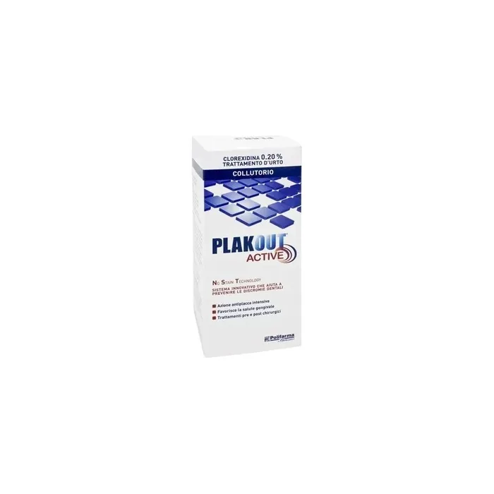 Polifarma Benessere Plak Out Active Mouthwash 020 Intensive Antiplaque Action 200 Ml