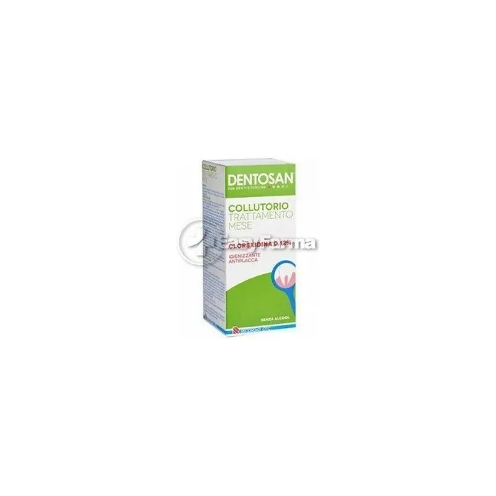 Recordati Dentosan Chlorhexidine 012 Mouthwash Treatment Month 200ml