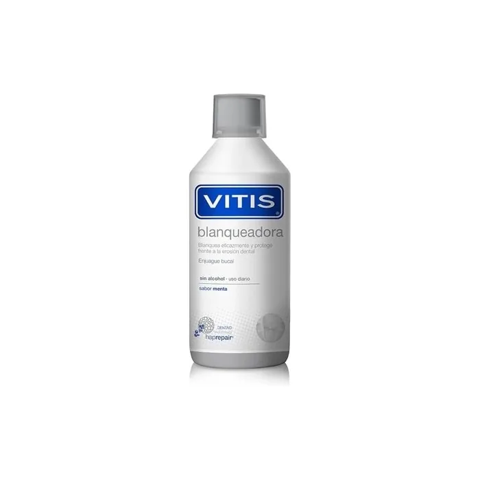 Vitis Whitening Dental Mouthwash Alcohol-Free Mint Flavor