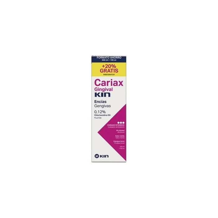 Kin Kin Cariax Gingival Rinse 500ml 100ml Free