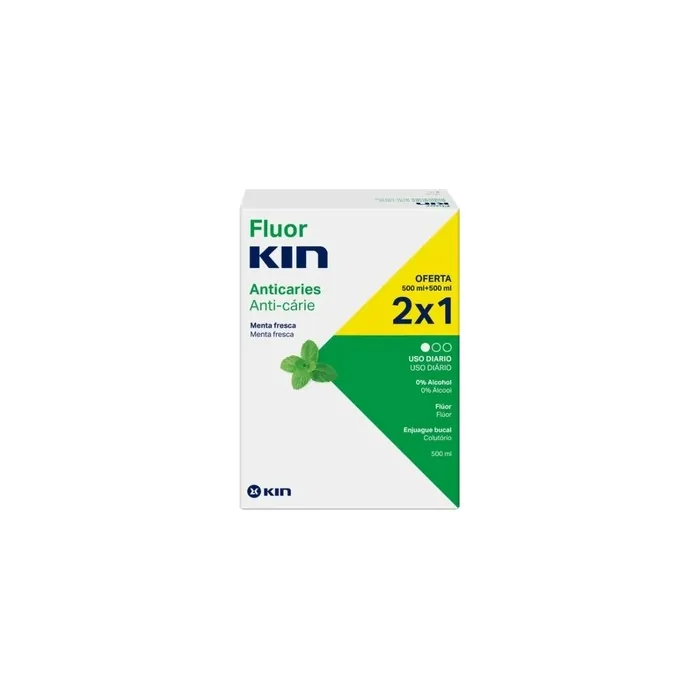 Kin Kin Fluorkin Mouthwash 2x500ml
