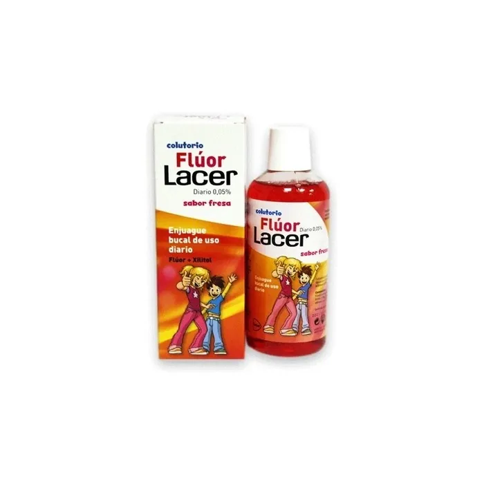 Lacer Lacer Fluoride 005 Strawberry Mouthwash 500ml