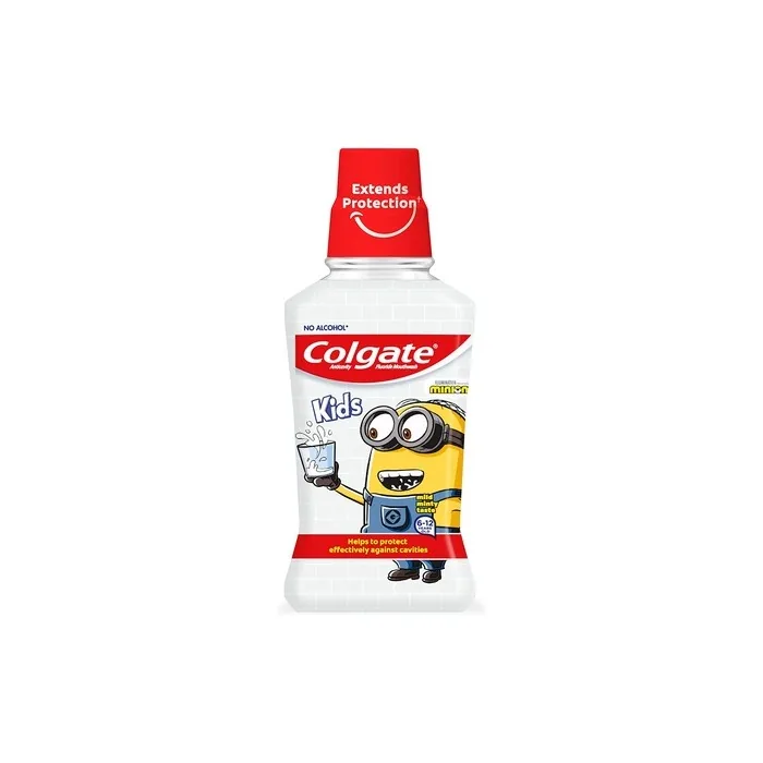 Colgate mouthwash 250 ml. Minions soft mint
