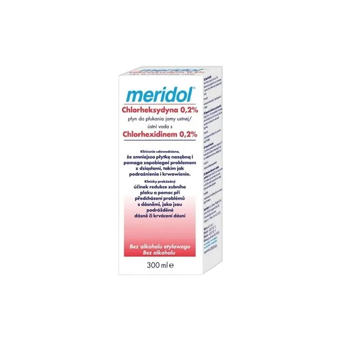 Meridol Mouthwash With Chlorhexidine 300 Ml