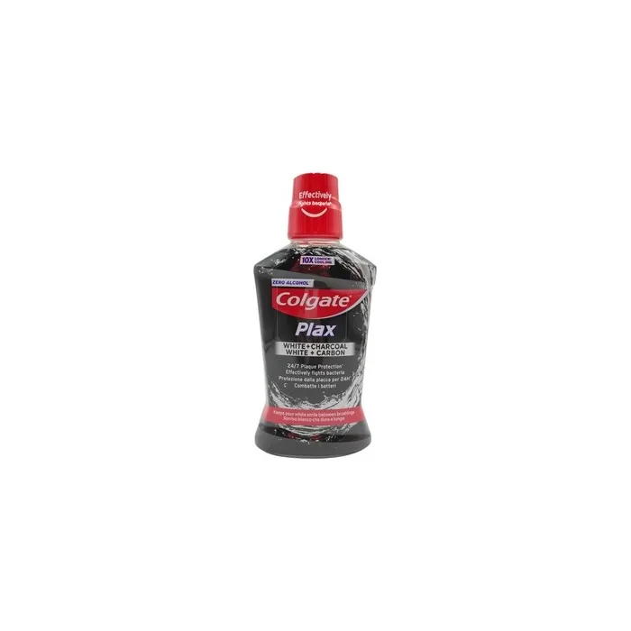 Colgate Plax White + Charcoal Mouthwash 500ml