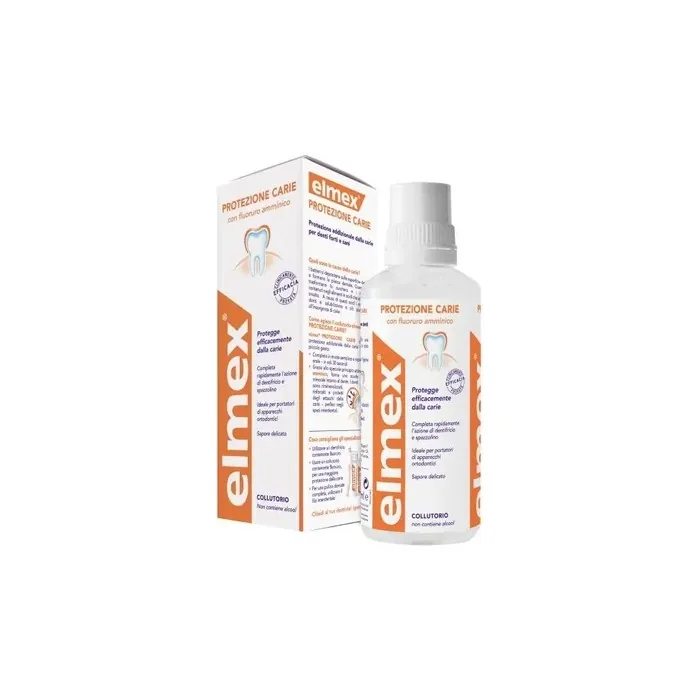 Elmex Mouthwash Protection Caries Refreshes Breath 400ml