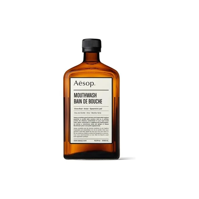 Aesop Mouthwash 500mL/16.9oz Bad Breath Mouthwash Oral Care and Bad Breath Treatment Alcohol-Free Mouth Wash Liquid