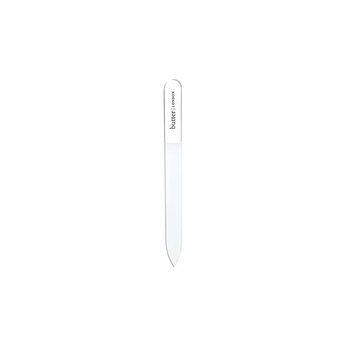 Butter London Signature Glass Nail File with Laser-Etched Grind Surface
