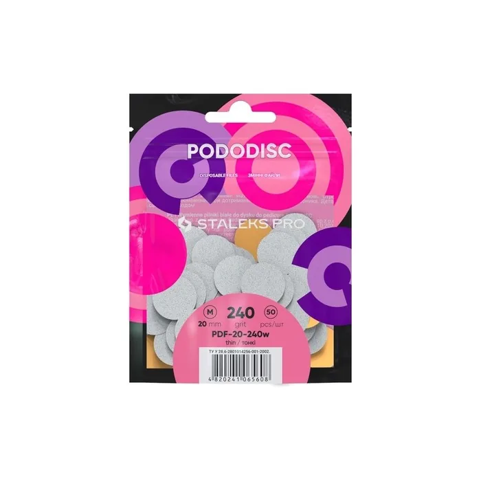 Staleks Pro M 240 White Pedicure Nail File Refill Disc