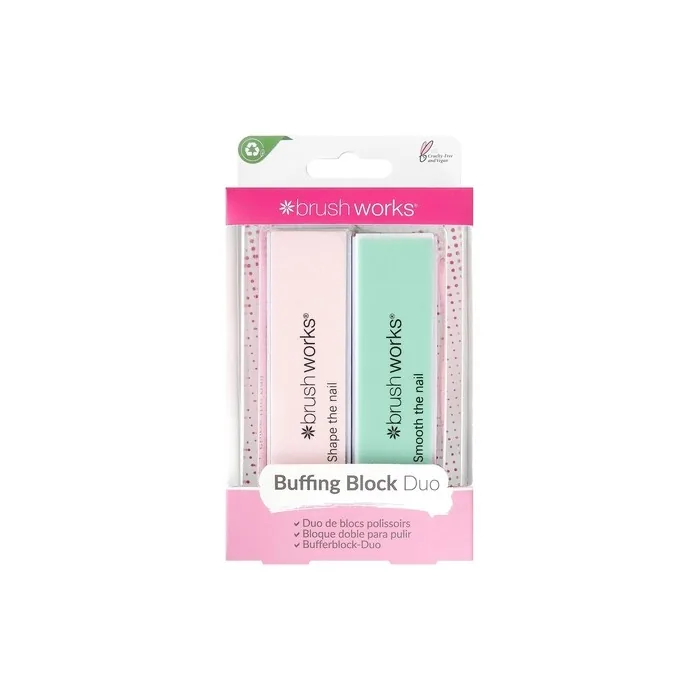 Brushworks Nail Buffing Block Pastel