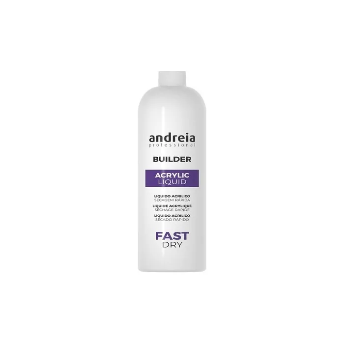 Andreia Profi Nail Builder Acrylic Monomer Liquid Fast Dry 1000ml - Salon Quality Quick Dry Liquid for Strong Nail Extensions