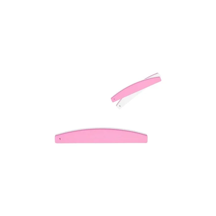 Mimo Double-Sided Pink Polishing File Boat-Shaped