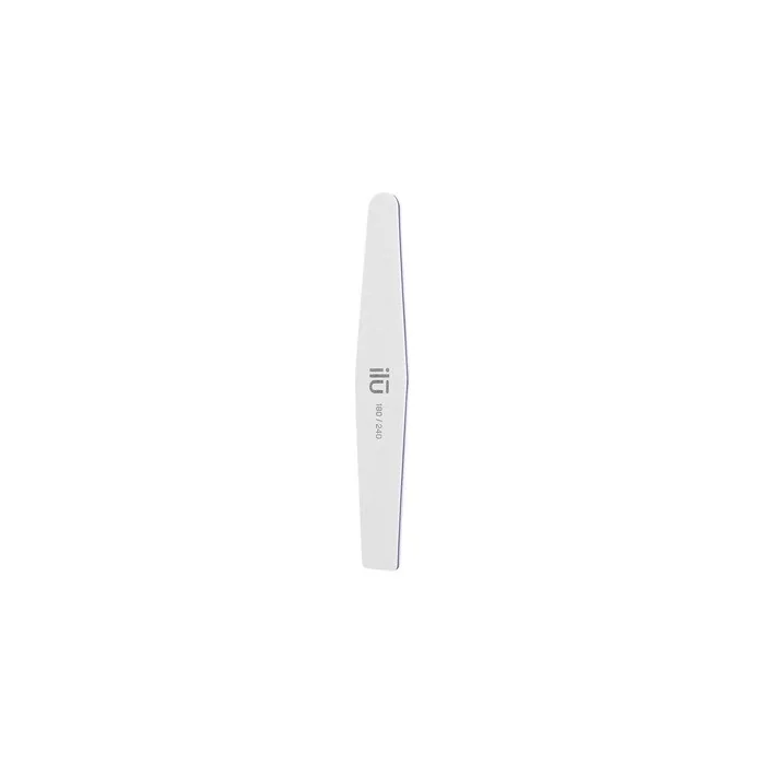 T4B ILU Professional Double Sided Buffer Nail File Trapeze 180/240 for Natural Acrylic Gel Nails
